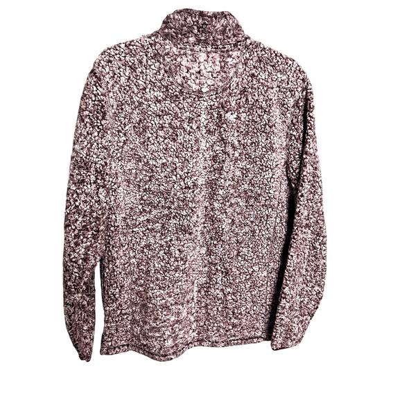 Southern Shirt Co Sherpa Quarter Zip Pullover Small Cozy Comfort Lounge Preppy - Picture 2 of 11